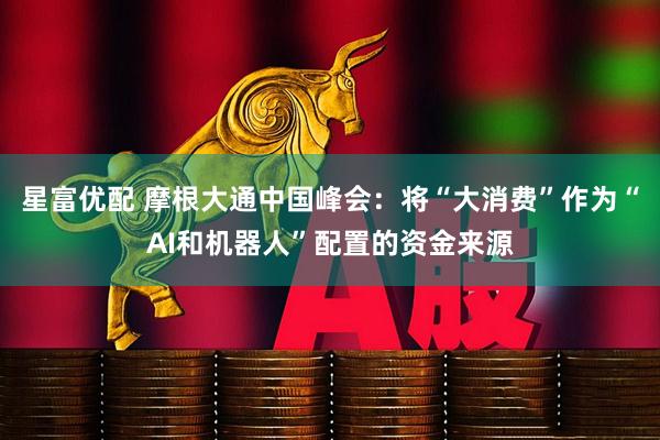 星富优配 摩根大通中国峰会：将“大消费”作为“AI和机器人”配置的资金来源